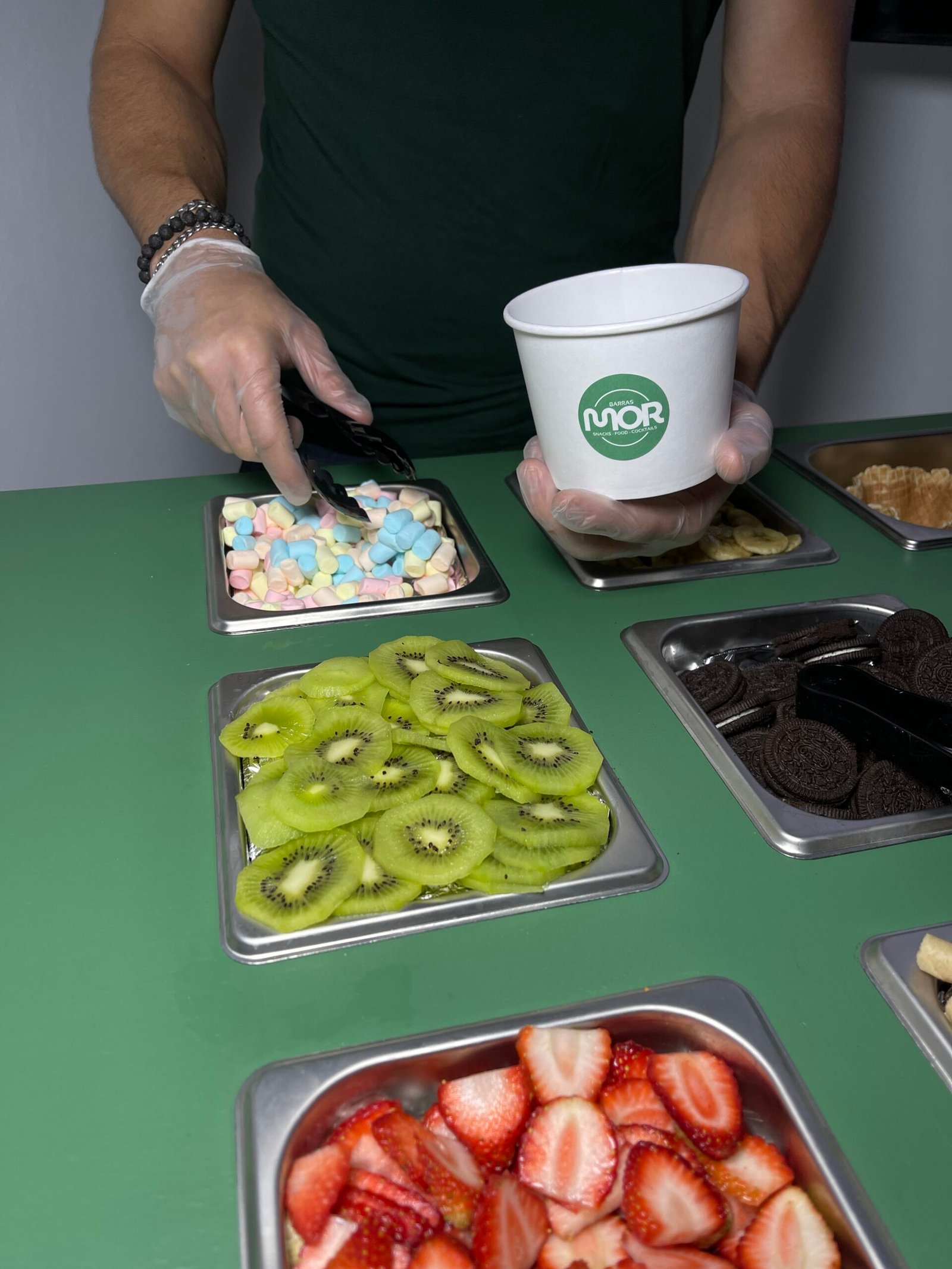 Toppings y opciones dulces de MOR